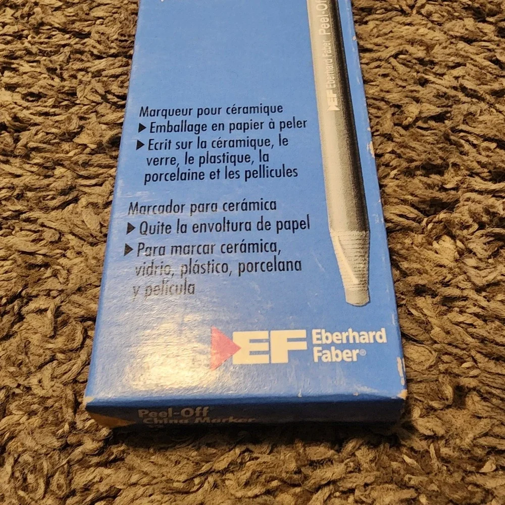 Eberhard Faber Peel‎ Off Red China Markers Grease Pencils